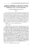 Nghiên cứu ảnh hưởng của chất giữ ẩm AMS-1 đến sinh trưởng, phát triển và năng suất cây gai xanh (Boehmeria Nivea (L.) Gaud) tại Thanh Hóa