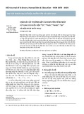 Khảo sát lỗi thường gặp của sinh viên tiếng Nhật sử dụng câu điều kiện “to”, “tara”, “nara”, “ba” và biện pháp khắc phục