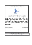 Báo cáo thực tập tốt nghiệp: Quy trình cung cấp các sản phẩm dịch vụ huy động vốn tại ngân hàng thương mại cổ phần Sài Gòn công thương - Chi nhánh Chợ Lớn