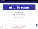 Bài giảng môn Hệ điều hành - Chương 4: Quản lý hệ thống file