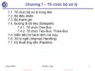 Bài giảng Kiến trúc máy tính: Chương 7 - Vũ Đức Lung