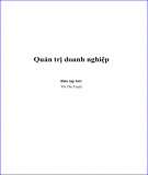 Giáo trình Quản trị doanh nghiệp – Võ Thị Tuyết