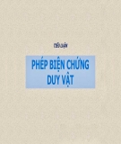 Tiểu luận Triết học: Lý luận về cái riêng – cái chung của phép biện chứng duy vật, liên hệ thực tiễn