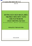 Hướng dẫn chẩn đoán, điều trị phục hồi chức năng cho người bệnh chấn thương sọ não (Hướng dẫn về Ngôn ngữ trị liệu)