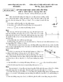 Đề thi chọn học sinh giỏi cấp tỉnh môn Vật lý lớp 12 năm học 2010-2011 – Sở Giáo dục và Đào tạo Thái Nguyên (Đề chính thức)