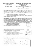 Đề thi chọn học sinh giỏi môn Vật lý lớp 12 năm học 2010-2011 – Sở Giáo dục và Đào tạo Tuyên Quang (Đề chính thức)