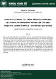 Đánh giá tác động của chính sách của chính phủ Việt Nam về hỗ trợ doanh nghiệp lên các Smes được thụ hưởng ở TpHCM – Một số kết quả sơ bộ