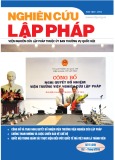 Tạp chí Nghiên cứu Lập pháp: Số 15/2016