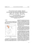 Ứng dụng mạng nơrol trong dự báo độ lớn (magnitude) động đất khu vực Tây Bắc Việt Nam