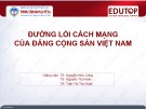 Bài giảng Đường lối cách mạng của Đảng Cộng sản Việt Nam: Bài 1 (Nguyễn Hữu Công)