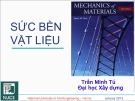 Bài giảng Sức bền vật liệu 1: Chương 2 - PGS. TS. Trần Minh Tú