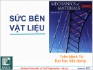 Bài giảng Sức bền vật liệu 1: Chương 5 - PGS. TS. Trần Minh Tú