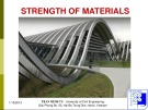 Lecture Strength of Materials I: Chapter 5 - PhD. Tran Minh Tu