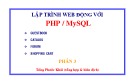 Bài giảng Lập trình web động với PHP/MySQL: Phần 3 - Tống Phước Khải (tổng hợp & biên dịch)