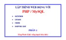 Bài giảng Lập trình web động với PHP/MySQL: Phần 1 - Tống Phước Khải (tổng hợp & biên dịch)