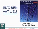 Bài giảng Sức bền vật liệu 1: Chương 1 - PGS. TS. Trần Minh Tú