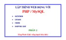 Bài giảng Lập trình web động với PHP/MySQL: Phần 2 - Tống Phước Khải (tổng hợp & biên dịch)