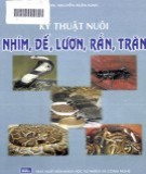 Nhím, dế, lươn, rắn, trăn và hướng dẫn kỹ thuật chăn nuôi: Phần 1