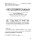 Creating nitrogen modified TiO2 nano material by urea covered on laterite in order to treat organic compounds and bacteria in biological treatment system outflow