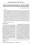 Đánh giá khả năng ảnh hưởng của tảo đối với bệnh hoại tử gan tụy cấp tính (AHPND) ở giai đoạn ương