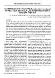 Tạo tôm càng xanh toàn đực Macrobrachium rosenbergii nhờ bất hoạt gen insulin like tuyến đực qua công nghệ can thiệp RNA