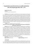 Sự giúp đỡ của Liên Xô trên lĩnh vực y tế đối với Việt Nam Dân chủ Cộng hòa giai đoạn 1954 - 1975