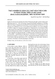 Thực nghiệm so sánh các chất kích thích chín và rụng trứng trên cá heo xanh (Botia modesta Bleeker, 1865) tại Đồng Tháp