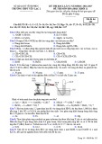 Đề thi khảo sát chất lượng môn Hóa học lớp 11 năm học 2016-2017 – Trường THPT Yên Lạc 2 (Mã đề 132)