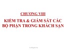 Bài giảng Quản trị Kinh doanh khách sạn: Chương 8 – Tô Đồng Thiệt