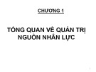 Bài giảng Quản trị nguồn nhân lực: Chương 1 - Đại học Đại Việt Sài Gòn