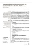 Tính toán liên kết bu lông chịu kéo và cắt đồng thời theo TCVN 5575:2012, AISC 2005, EN 1993-1-8