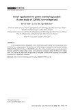 Ứng dụng công nghệ IoT thiết kế hệ thống giám sát điện năng: Áp dụng cho phụ tải điện hạ áp 220VAC