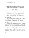 Using tests for promoting interactions in exercise lessons of mathematics education for students in the faculty of mathematics Hanoi national university of education