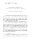 Ứng dụng công nghệ thông tin trong công tác điều tra, khảo sát và quản lí ngân hàng câu hỏi, ra đề, chấm thi trắc nghiệm