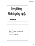 Bài giảng Marketing công nghiệp: Chương 4 - ThS. Trần Thị Ý Nhi