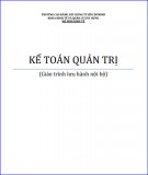 Giáo trình Kế toán quản trị