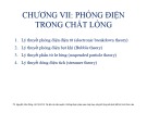 Bài giảng môn Vật liệu điện: Chương 7 - TS. Nguyễn Văn Dũng