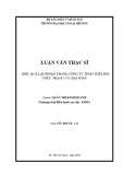 Luận văn Thạc sĩ Quản trị kinh doanh: Hiệu quả Lãnh đạo trong Công ty TNHH Thế Linh: Thực trạng và giải pháp