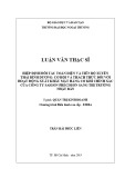 Luận văn Thạc sĩ Quản trị kinh doanh: Hiệp định đối tác toàn diện và tiến bộ xuyên Thái Bình Dương: Cơ hội và thách thức đối với hoạt động xuất khẩu mặt hàng cơ khí chính xác của Công ty Saigon Precision sang thị trường Nhật Bản