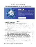 Bản tin Khoa học, công nghệ và đổi mới sáng tạo – Tháng 7/2019