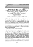 Đánh giá hiệu quả kinh tế, đặc tính đất và phiêu sinh vật trên ruộng lúa Sri và thâm canh truyền thống tại huyện Tân Hiệp, Kiên Giang