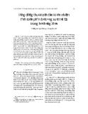 Ứng dụng thuật toán tìm kiếm nhóm tính toán phân bố công suất tối ưu trong hệ thống điện