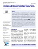 Hydrophobic property of (R)-3 Amidinophenylalanine inhibitors contributes to their inhibition constants with thrombin enzyme