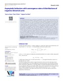 Asymptotic behaviors with convergence rates of distributions of negative-binomial sums