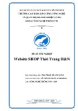 Đồ án tốt nghiệp Công nghệ thông tin: Website shop thời trang H&N