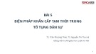 Bài giảng Luật Tố tụng dân sự: Bài 5 - TS. Trần Phương Thảo