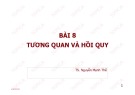 Bài giảng Lý thuyết xác suất và thống kê toán: Bài 8 - TS. Nguyễn Mạnh Thế
