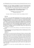 Nghiên cứu quy trình chế biến và hoạt tính sinh học của trà hòa tan từ quả sung (Ficus racemosa Linn)