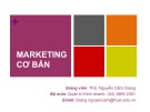 Bài giảng Marketing cơ bản: Chương 5 - ThS. Nguyễn Cẩm Giang