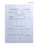 Đề thi kết thúc học kỳ II năm học 2016-2017 môn Cơ sở hóa học hữu cơ 1 (Đề số 1) - ĐH Khoa học Tự nhiên